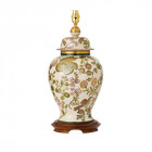 Lampe baker beckett, porcelaine de kutani (sans abat-jour)