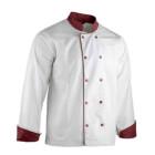 Veste LMA MEDAILLON C1 blanc/bordeaux T.XL - 2299 T.5