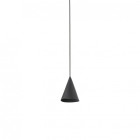 Suspension cuir noir fada