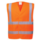 Gilet haute visibilité portwest baudrier double ceinture