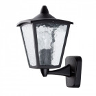 Applique murale noire street 1 ampoule 24 cm