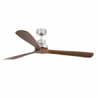Ventilateur de plafond nickel mat lantau h33,5 cm