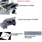 Combiné à bois 5 fonctions 310 mm Com310 Combiné à bois 5 fonctions 310 mm Com310
