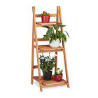 Escalier étagère meuble pour plantes bois 107 cm