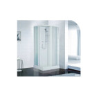 Cabine de douche portes coulissantes 80x80x200cm rimini