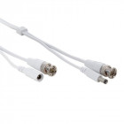 Câble D'Alimentation Et Câble Vidéo Pour Cctv - 30 M - Blanc - Standard