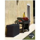 Cache climatisation venetian gris anthracite ral7016 - grand l 120 x h 120 x p 55 cm - beyond blue