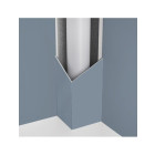 Cache tuyau en u 300 x 300 x 300 h2500 - coloris aux choix