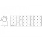 Cadenas AJAX ASSA ABLOY AUBE ANJOU (EX VACHETTE) 1322/60