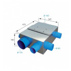 Caisson VMC - Atlantic - Hygrocosy Mini 2 - Simple Flux Hygroréglable - 4 piquages