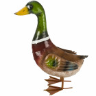 Canard colvert en métal 32 x 12 x 40 cm