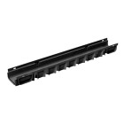 Caniveau standard plus 1000 x 130 x 75 clipsable- noir