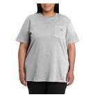T-Shirt CARHARTT Workw Pocket S/S Gris Chiné T.L - 103067L