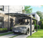 Carport Aluminium Autoportant BOLTON - Profondeur x largeur x hauteur : 500 x 300 x 240 - Toiture en Polycarbonate Traite Anti-UV