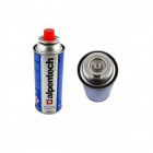 Cartouche gaz camping 4 x 227g alpentech butane un2037 recharges pour désherbeurs réchauds et lampes camping