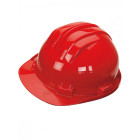 Casque de chantier singer vert polyethylene avec bandeau reglable fixation 6 points