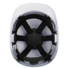 Casque de protection singer abs aere jaune fix 8 points mousse bandeau anti transpiration confort coiffe textile 53-66 cm