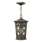 Suspension extérieure enzo, petite, verre, aluminium couleur automne