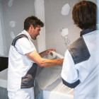 Blouson peintre manches amovibles CRAFT PAINT - 9259 - Blanc / Gris convoy - Taille au choix