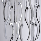 Chandelier argenté megapolis   225 cm
