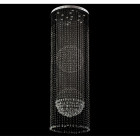 Chandelier argentée crystal 15 ampoules 290 cm