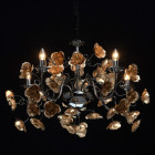 Chandelier doré flora 5 ampoules 88 cm