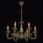 Chandelier laiton classic 6 ampoules 90 cm