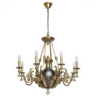 Chandelier laiton classic 8 ampoules 185 cm