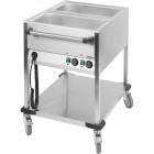 Chariot bain-marie à eau 2 x gn 1/1 ccbm2v