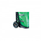Poubelle de jardin chariot mobile claber carry eco garden + sac inclus