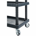 Chariot Porte-Outils - 3 Étagères - 75 X 37.5 X 92 Cm