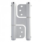 Charnière à ressort en aluminium type dp 120 double action pose sans entaillage en boîte de 2 pièces
