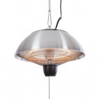 Sunred chauffage suspendu 1500 w halogéne argenté ce11rvs