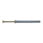 Boite de 100 chevilles à frapper à collerette fraisée Ø5mm avec vis zinguée longueur 35mm NHS 5-35 TF ALSAFIX CF05035