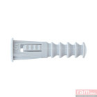 Sachet de 40 chevilles RC5 grises avec collerette - 9175