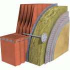 Chevilles d'isolation tfix-8m avec clou métallique et tête surmoulée plastique 8x175 mm, boîte de 200 chevilles