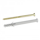 Chevilles et vis pour encadrements 10 pcs - 10 x 115 mm