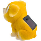 Chien paille solaire 2 leds 7x10x10cm