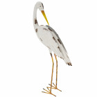 Cigogne métal tourne la tête 35 x 9 x 74 cm