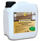 Cire protection multi-supports polish'guard -effet brillant-parquet béton ciment plastique -2l- traite 50 m²