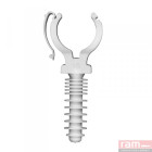 Seau 100 clipeo blanc simple 16mm pour tubes multi-couches