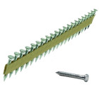 Pointes d'ancrage en bande papier - 34° - 4x50 mm - Annelées Galvanisées - Boite de 1000 - ARCA - SPB344R50G