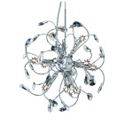 Cluster - 061648 - magnifique lustre à suspension effet système-solaire de 43cm de diamètre avec 12 ampoules g4 10w incluses