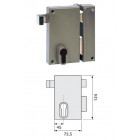 Coffre vertical pour cylindre profil européen ASSA ABLOY AUBE ANJOU (EX VACHETTE) 7215 - MD