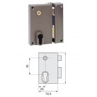 Coffre vertical pour cylindre profil européen ASSA ABLOY AUBE ANJOU (EX VACHETTE) 7216 - MD