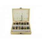 Coffret de 12 fraises au carbure queue de 8mm hitachi 500507