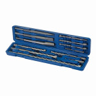 Coffret 12 pcs 3 burins plus 9 forets sds + mèche à béton pierre brique malette outils atelier bricolage helloshop26 3417026 Coffret 12 pcs 3 burins plus 9 forets sds + mèche à béton pierre brique malette outils atelier bricolage helloshop26 3417026