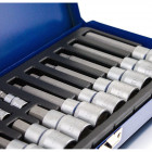 Coffret 18 douilles 6 pans clés allen BTR 3 à 14mm 1/4 1/2 30,55 et 75 mm       Gris