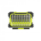 Coffret antichocs ryobi 15 accessoires de vissage mixtes rak15msd