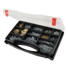 Coffret de crochets, pitons et clous - 1 484 pcs